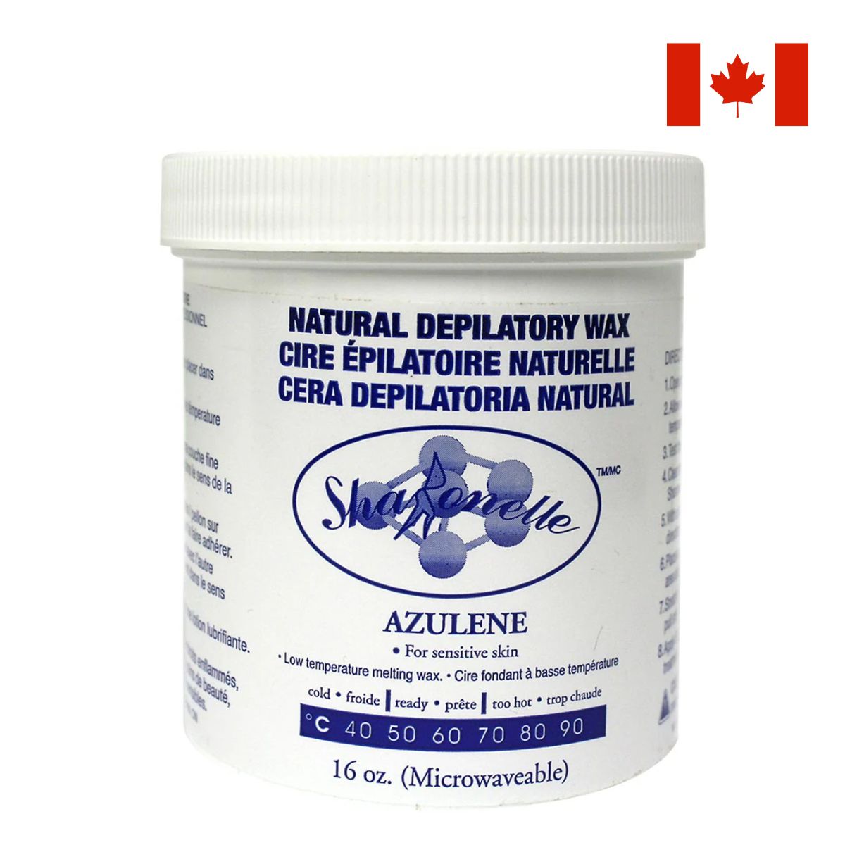 depilatory wax azulene